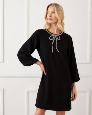 Rhinestone Bow Dress