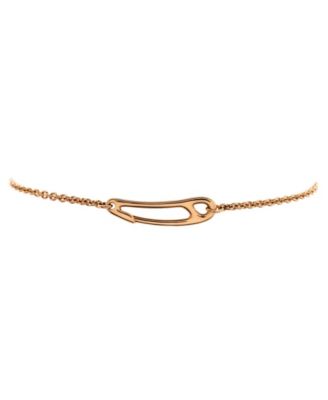  Mini Chaine d&#39;Ancre Punk Bracelet 18K Rose Gold