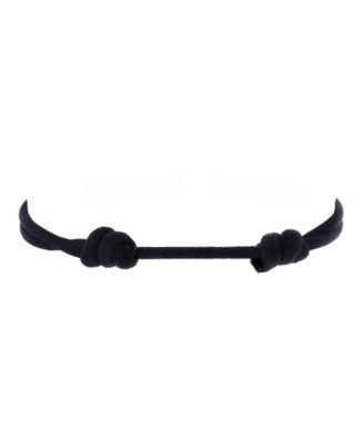  Trinity On Cord Bracelet Silk Cord with 18K Tricolor Gold