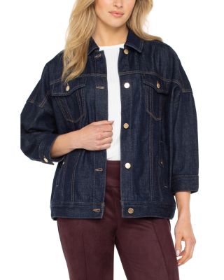 Drop Shoulder Jean Jacket