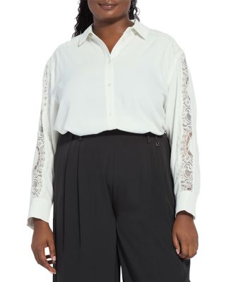 Natasha Lace Trim Shirt