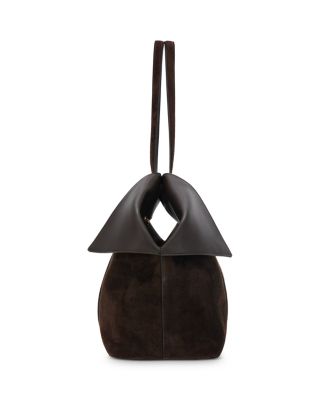 Large Suede Leather Tote