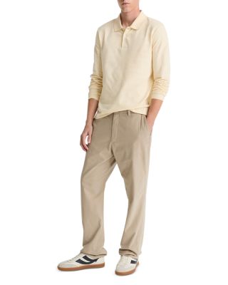 Long Sleeve Jacquard Polo Shirt