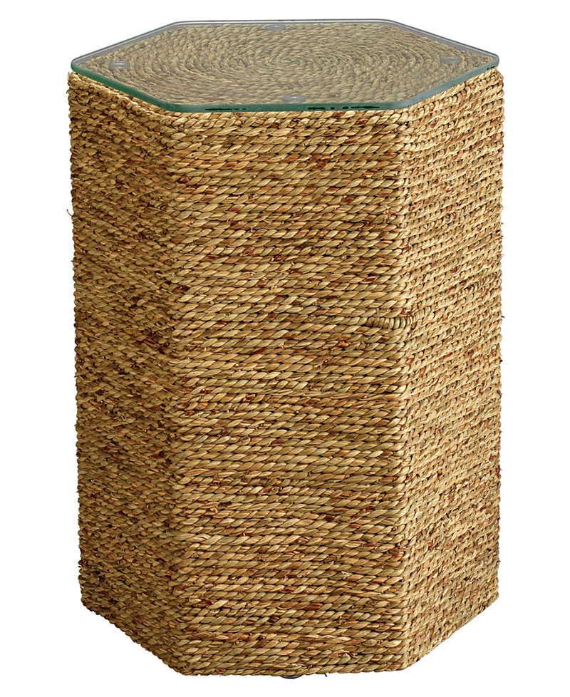 Jamie Young Peninsula Side Table In Brown