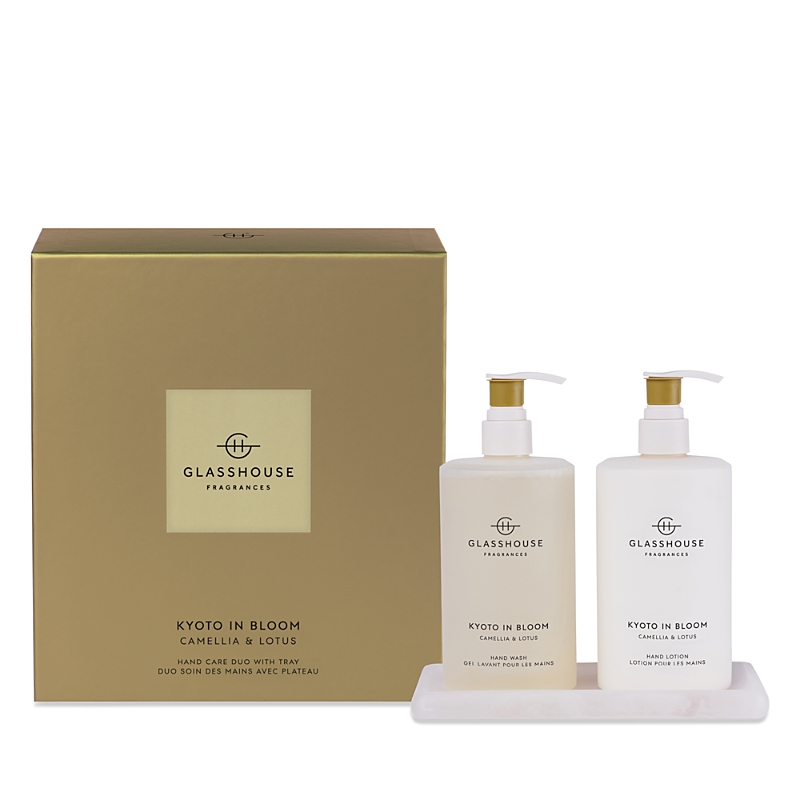 Glasshouse Fragrances Kyoto In Bloom Hand Wash & Lotion Set In Multi