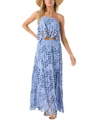 Bora Bora Eyelet Cutout Skirt