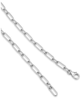 Sterling Silver Rhythm Link Necklace