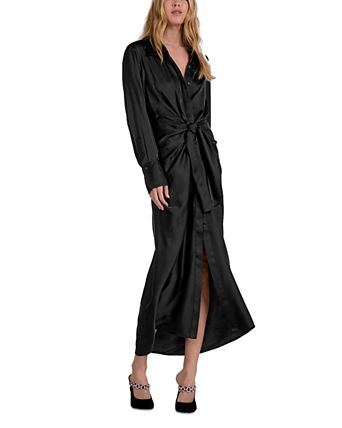 knee length dresses for ladies Isabella Long Sleeve Wrap Dress (Sale) main image 0