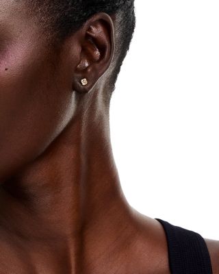 Luxe Collection Certified Lab Grown Diamond Asscher Cut Bezel Stud Earrings in 14K Yellow Gold, 0.6 tcw