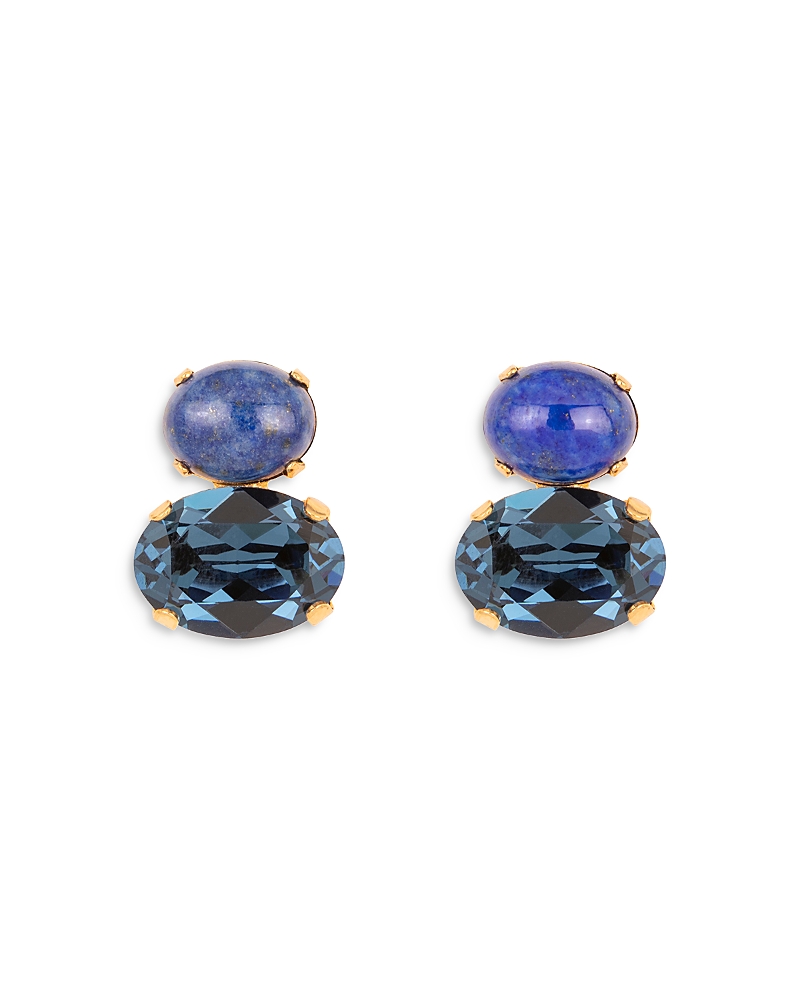 Jennifer Behr Yvette Earrings In Blue