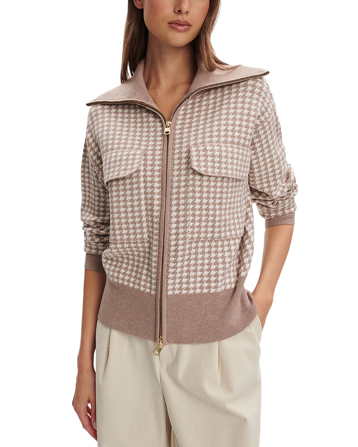 Varley Ablett Jacquard Knit Jacket