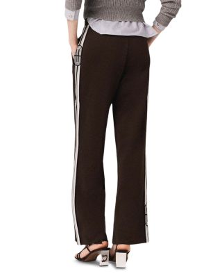 Polympic Straight Striped Trousers