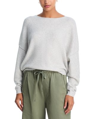 Boat Neck Drop Sleeve Sweater