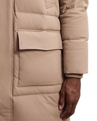 Moon Longline Quilted Down Coat