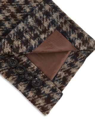 Brazati Dogtooth Check Tailored Fit Blazer