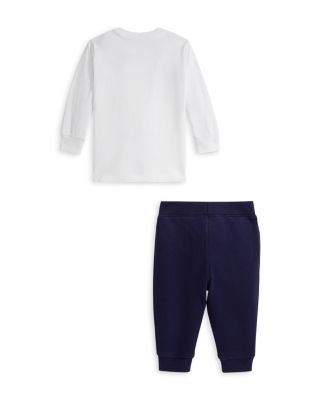 Boys' Polo Bear Jersey Tee & Fleece Pant Set - Baby
