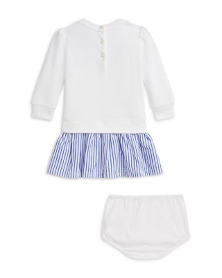 Girls' Polo Bear Fleece Dress & Bloomer - Baby