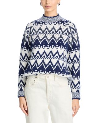 Studded Fair Isle Sweater - Exclusive