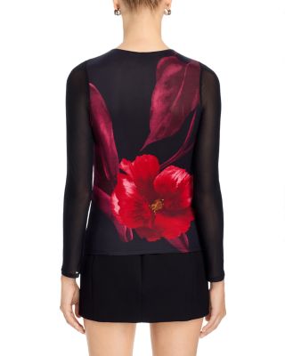 Floral Mesh Top - Exclusive