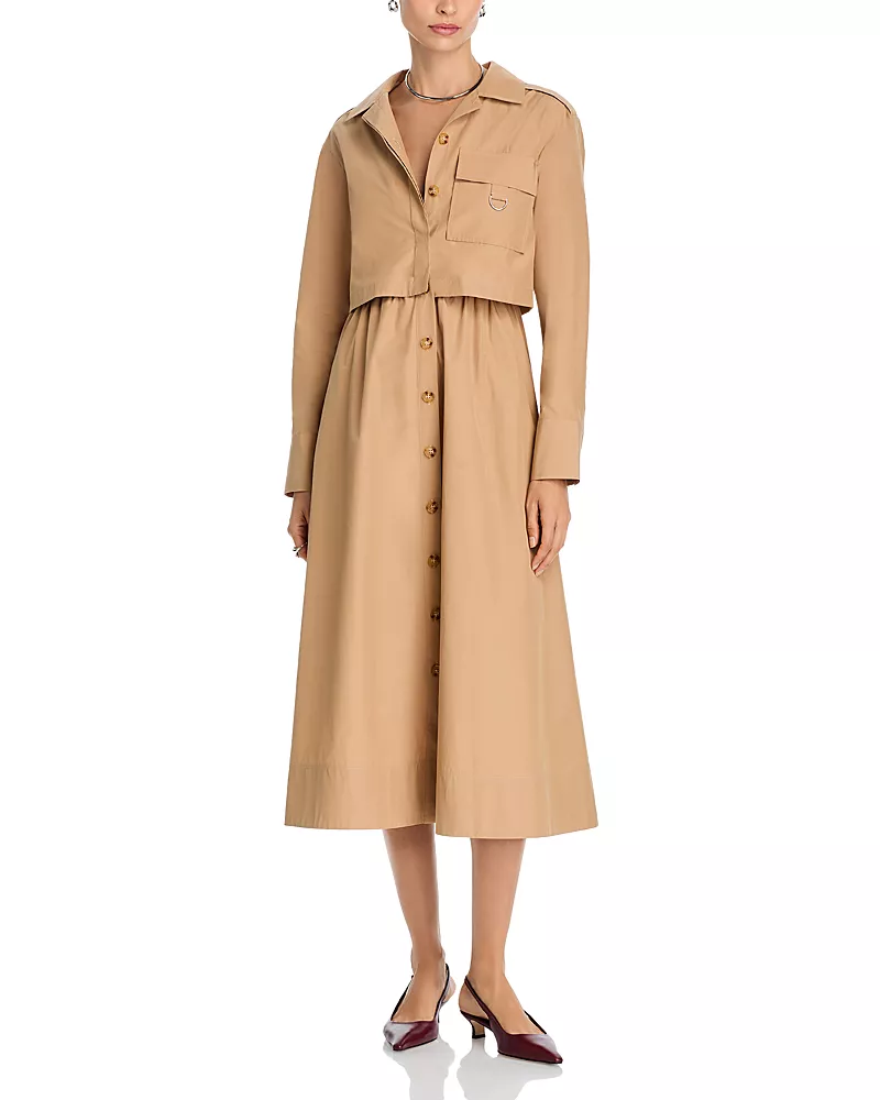 Derek Lam 10 Crosby Janine Poly Cotton Dress