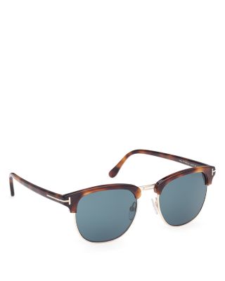 Browline Round Sunglasses, 53mm