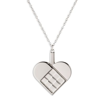 Palladium Plated Heart Ornament