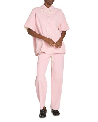 Denim Cocoon Button Front Shirt