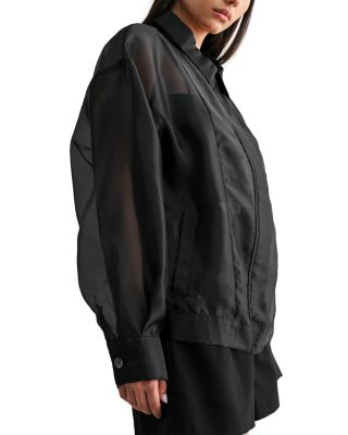 Oversized Organza Jacket