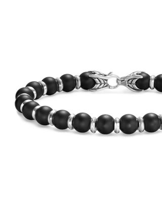 Spiritual Beads Bracelet in Sterling Silver, 8mm