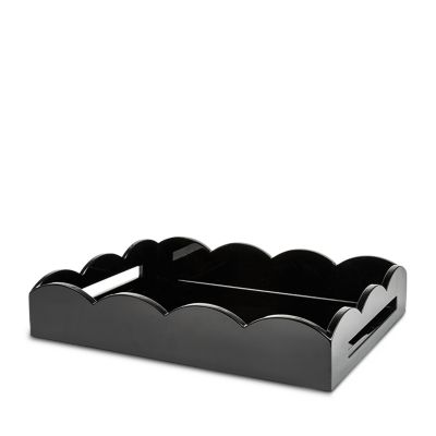 Scalloped Ottoman Tray, 17" x 13"