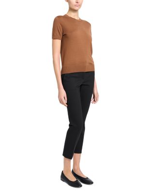 Lightweight Wool Short Sleeve Top