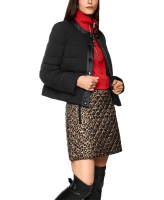 Quilted Jacket with Nylon Details