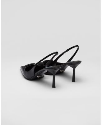 Women's Brushed Leather Slingback Pumps