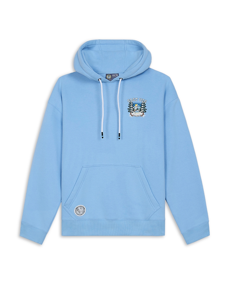 Goat Usa Boys' Lazy Chillin' Pullover Hoodie - Big Kid In Blue
