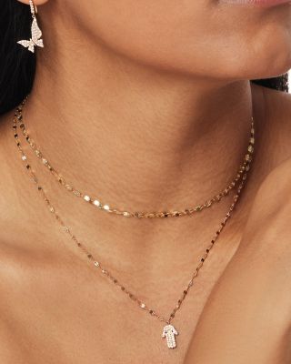 Blake Chain Choker Necklace in 14K Yellow or White Gold