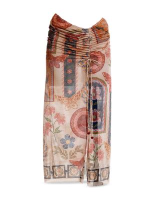 Tock Fiore Maxi Skirt Swim Cover-Up