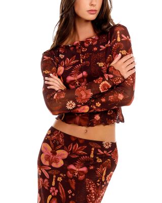 Liana Ambar Mesh Top