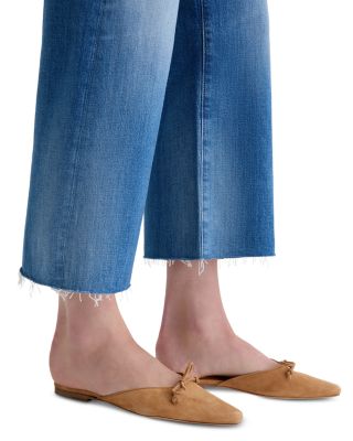 Saige Mid Rise Wide Leg Crop Jeans in 13 Years Allure