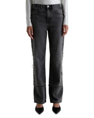 Brinley Mid Rise Straight Jeans in Overnight