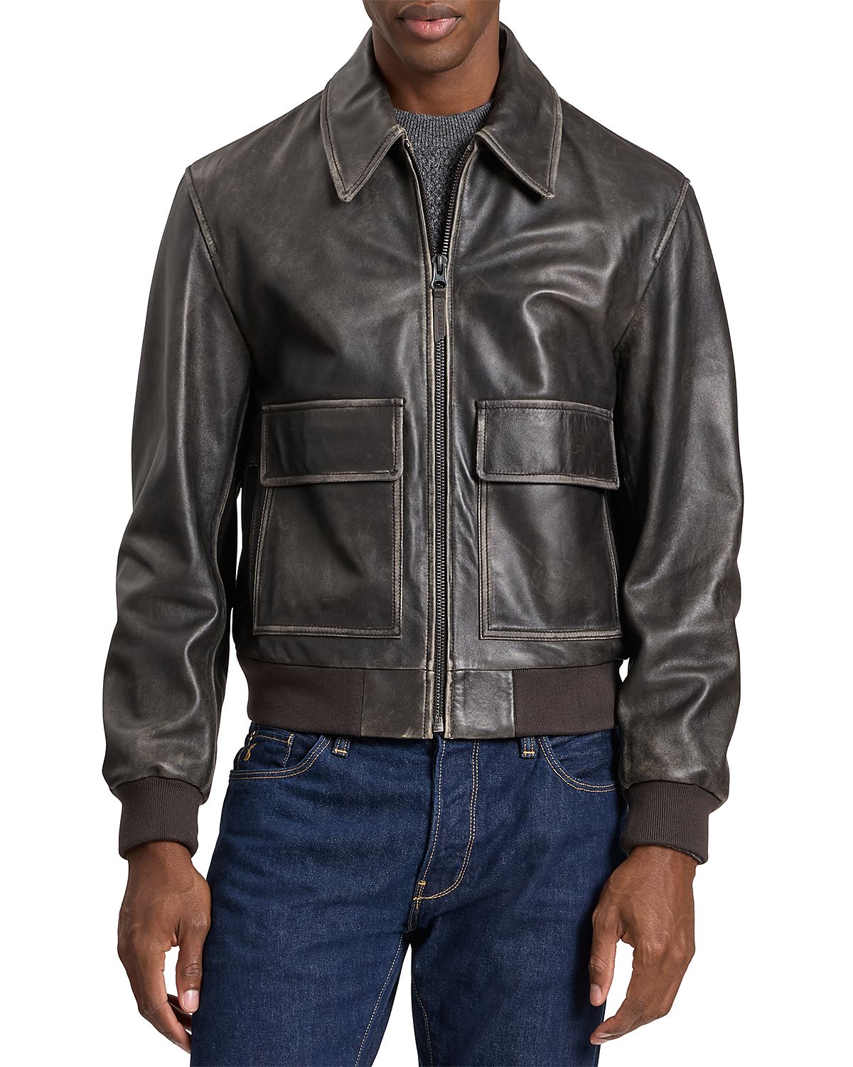 Ted Baker Whistler Leather Jacket
