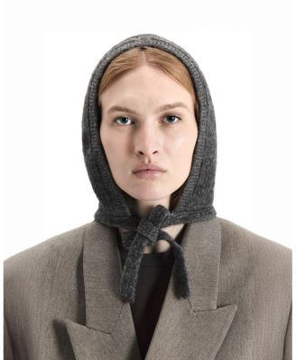  Upcycled Alpaca Wool Small Tie Balaclava