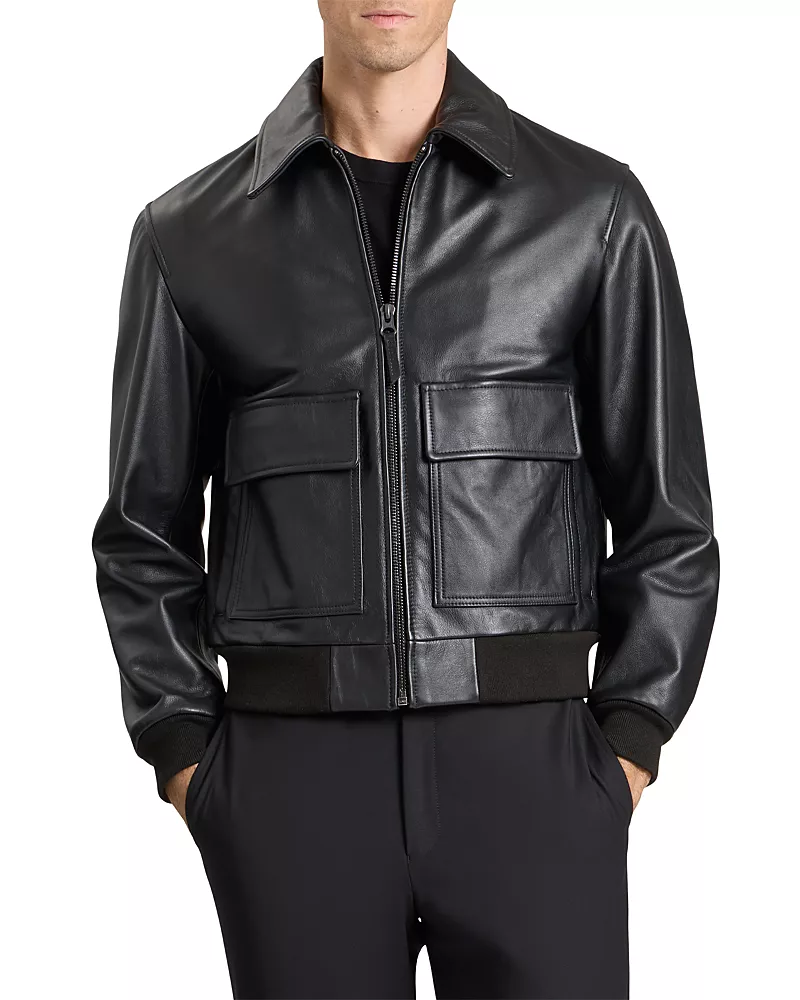 Ted Baker Whistler Leather Jacket