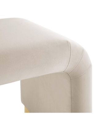 Koda Performance Velvet Waterfall Stool