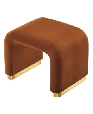 Koda Performance Velvet Waterfall Stool