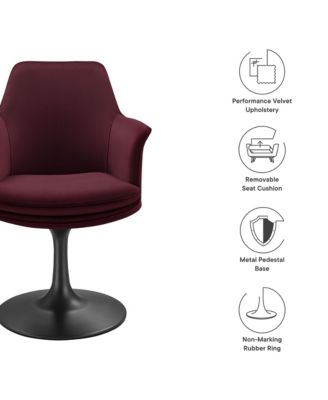 Lippa Swivel Dining Armchair