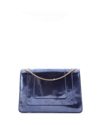 Medium Serpenti Forever Shoulder Bag Metallic Leather