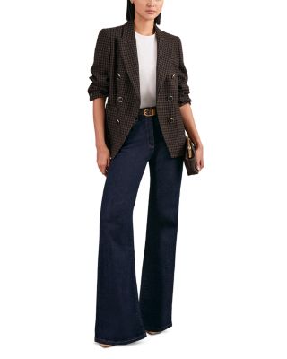 Ayla Double Breasted Check Jacket