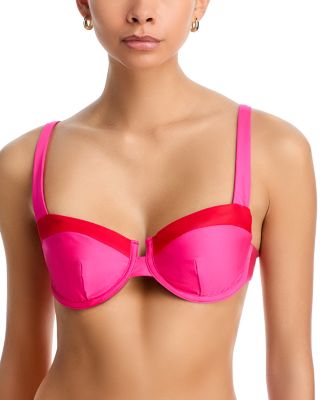 Colorblock Underwire Bikini Top - Exclusive