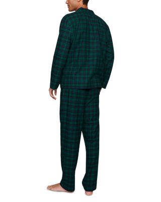 2-Pc. Cotton Brushed Flannel Pajama Set