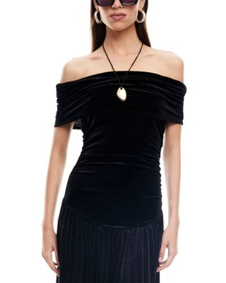 Field Of Dreams Off-the-Shoulder Maxi Dress